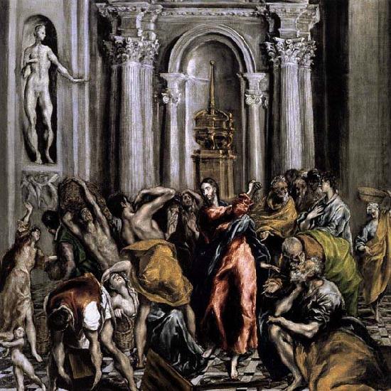 El Greco The Purification of the Temple china oil painting image